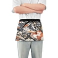 thumbnail image 2 of Koi Fish and Pebbles Multi Pocket Short Apron Waterproof, Adjustable 96.5in Belt for various occasions, 2 of 7