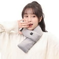 thumbnail image 4 of Unisex Heated Scarf Soft Adjustable Pure Color Design Electric Scarf Neck Warmer, 4 of 8