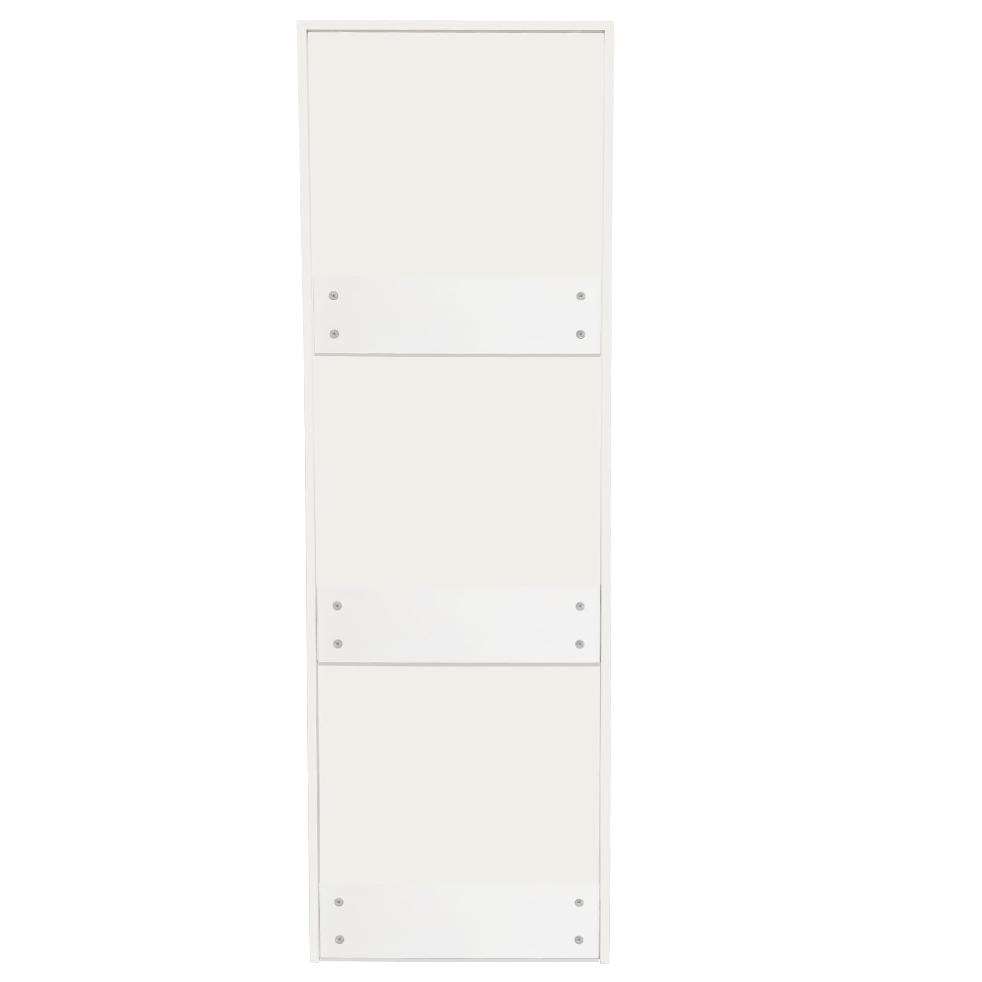 Mintazer Slide‑Out Tall Narrow Kitchen Pantry Cabinet with Rolling Wheels, Adjustable Shelves & Metal Handles, Freestanding Slim Storage Cabinet for Kitchen Dining Room Living Room, White