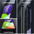 thumbnail image 5 of Designed for Samsung Galaxy A52 5G Case 2 in 1 Gift Militay Grade Drop Protective Rugged Heavy Duty Cover Shockproof Case for Galaxy A52 5G Phone Case for Women Men Boy Girl (Purple+Blue), 5 of 8
