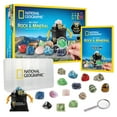thumbnail image 1 of NATIONAL GEOGRAPHIC Rock & Mineral Collection - Rock Collection Box for Kids, 15 Rocks and Minerals, Desert Rose, Agate, Rose Quartz, Jasper, Tiger's Eye, Great STEM Science Kit for Bo, 1 of 5