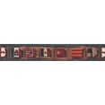thumbnail image 2 of Drapeaux Vintage des Pays du Monde Entier Papier Peint Bord Rétro Design, Rouleau 15' x 5'', 2 of 3
