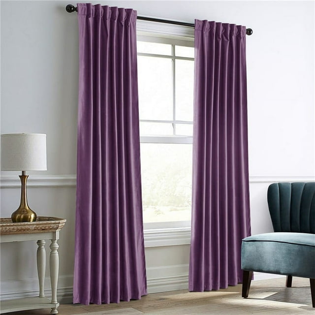 Dutch Velvet Curtains, Solid Color, Heat Insulation Blackout Curtains, Suitable For Living Room, Bedroom