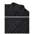 thumbnail image 2 of Long Sleeve Women Striped Printed Blouse Spring Fall Casual Lapel Casual Tops, 2 of 5