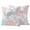 Coral Pink Turquoise, variant on Teal Red Crab Coastal Outdoor Pillow Covers 16"x16" Set of 2, Waterproof Throw Pillow Covers for Patio Furniture, Summer Coral Nautical Decorative Cushion Pillowcases for Garden Porch Couch Sofa