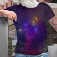 thumbnail image 1 of Qiopertar T-Shirt Décontracté pour Hommes Imprimé Ciel Tee Graphique Tee Extérieur Quotidien Vacances Manches Courtes Col Rond Printemps Automne Vêtements Grandes Économies de Vacances! Offres de la Semaine Liquidation, 1 of 9