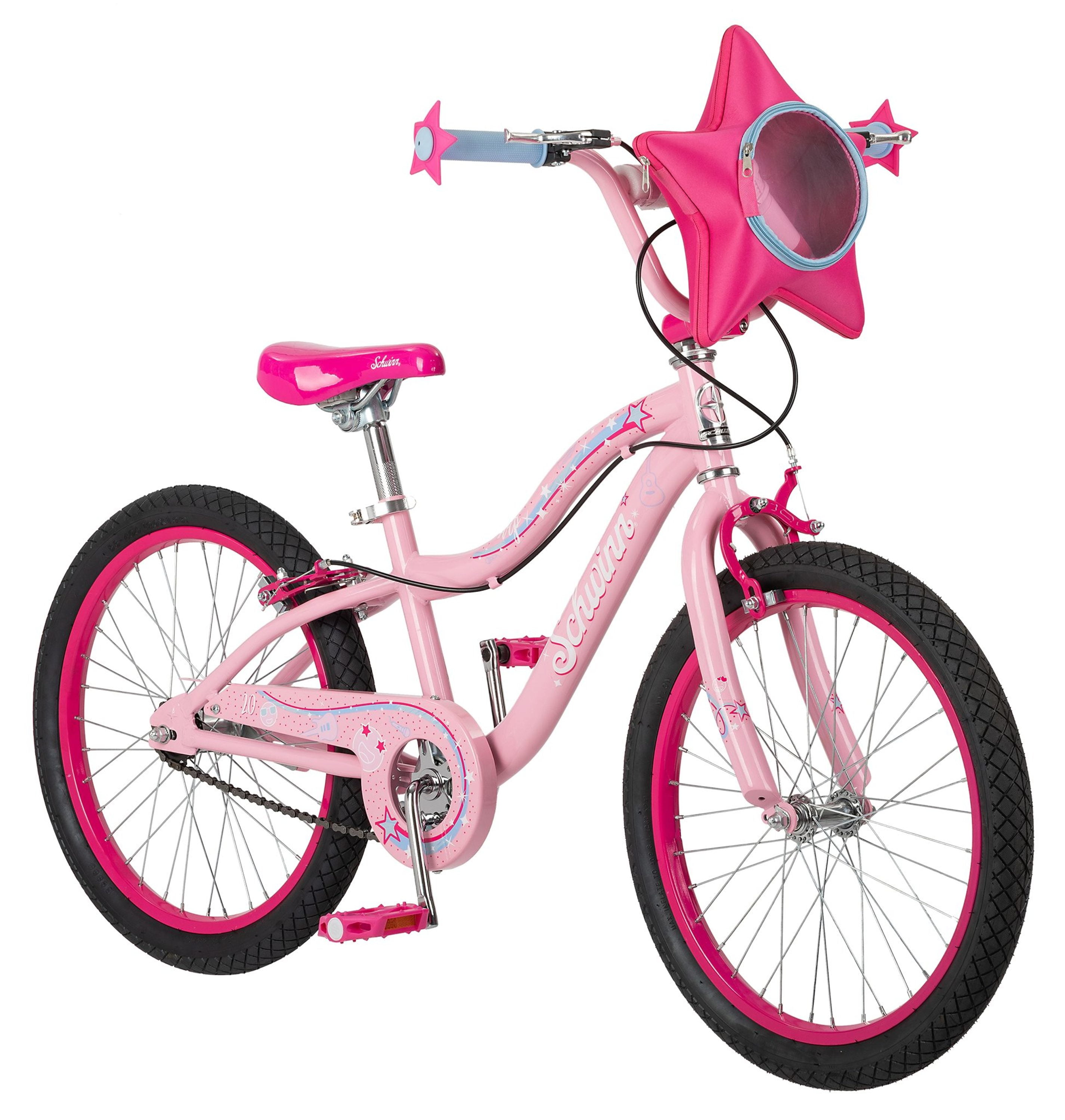 Girls Bike 20 inch Wheels Single Speed BMX Style Handlebars Multi-Color 