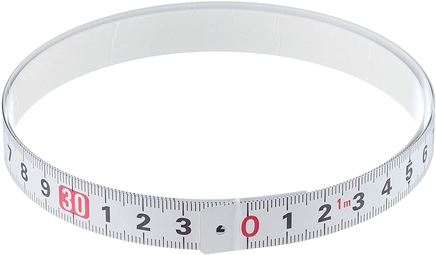Measure 1M/13Mm Adhesive Tape Measure, White