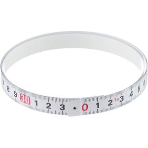 Measure 1M/13Mm Adhesive Tape Measure, White