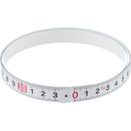 

Measure 1M/13Mm Adhesive Tape Measure White
