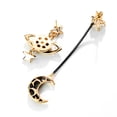 thumbnail image 3 of Boucles d'oreilles DANNGLE DROP Mode: boucles d'oreilles asymétriques asymétriques asymétriques, 3 of 10