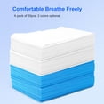 thumbnail image 3 of 20 piezas sábanas de Spa para cama, sábana de mesa de masaje desechable, funda de cama impermeable, Eccomum Agujero redondo/Blanco, 3 of 7