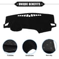 thumbnail image 3 of Unique Bargains 1Pcs Car Dashboard Cover Compatible for Hyundai Elantra 2017-2020 Protective Polyester Black, 3 of 7