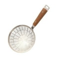 thumbnail image 3 of Colador de acero inoxidable con mango de madera para cocina grande, 3 of 9