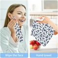 thumbnail image 7 of Coolnut Blue Paisley Pattern Washcloths Towels, Highly Absorbent and Soft Cotton Face Cloths, 6 Pack Quick Dry Wash Cloths - 12 X 12 Inches Washcloth Gift, 7 of 7