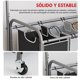 thumbnail image 5 of Cesto de ropa sucia con compartimiento y bolsas extraíbles para lavadero dormitorio baño colorido 4 bolsas con perchero, 5 of 7