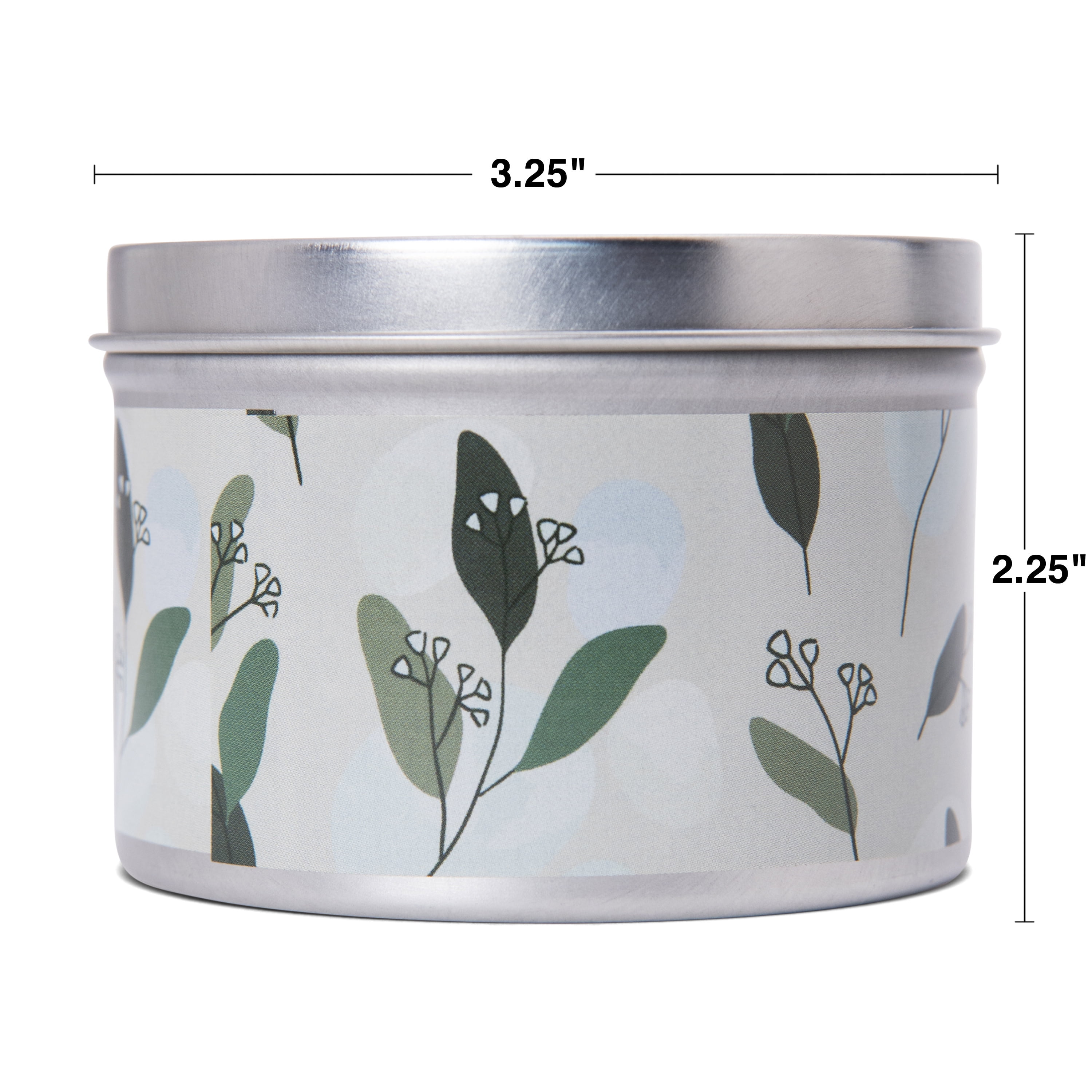 Colonial Candle Garden Peony 5 oz Scented Tin Candle, White