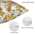 thumbnail image 3 of Honeii Ducks and Flowers Print Throw Pillow, Square Decorative Pillow Forms Soft Fluffy Plump Pillow Decorative Pillow Inserts,Couch Pillows-18"x18", 3 of 7