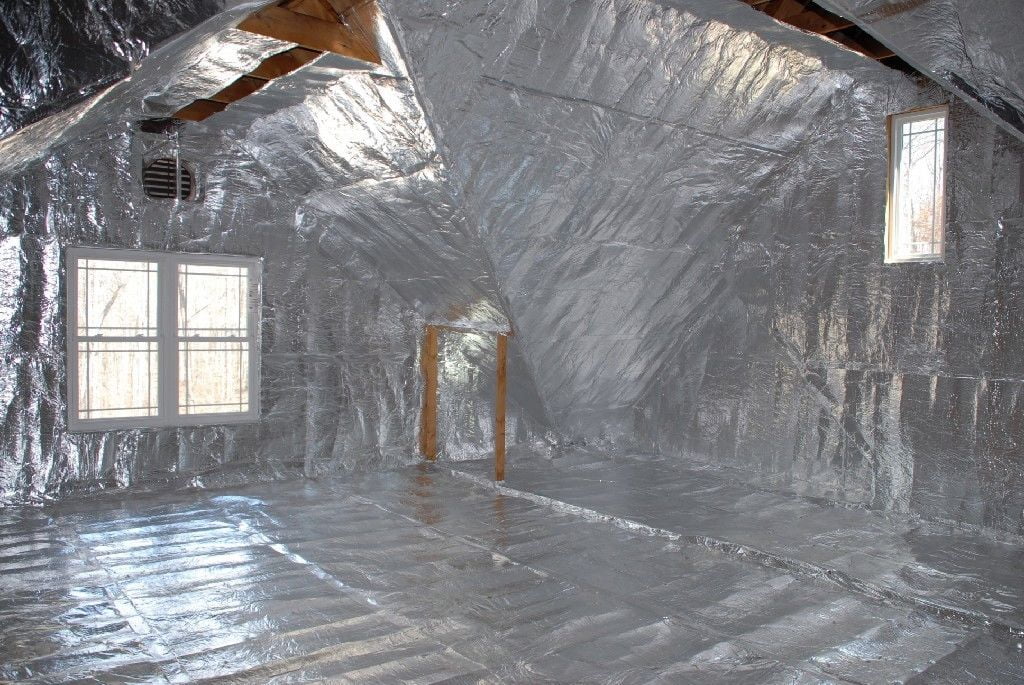 25.5" wide 500 sqft Radiant Barrier Reflective Insulation Attic Solid 