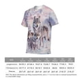 thumbnail image 6 of LAOLIUSN Men'S Wolf Graphic T-Shirt Novelty Animal Print Short Sleeve Top, S-4XL, 6 of 7