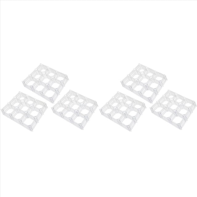 30 Piezas de Rejilla de Pared para Globos, Accesorios de Moldeo de Globos de Látex, Valla de Plástico de 9 Agujeros para Globos para Decoración de Cumpleaños y Bodas