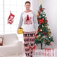 thumbnail image 3 of 2023 Family Christmas Matching Outfits Santa Tree Print Sleepwear Parent-child Pajamas Set Baby Romper Xmas Family Look Clothes, 3 of 3