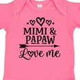thumbnail image 4 of Inktastic Mimi and Papaw Love Me Boys or Girls Baby Bodysuit, 4 of 5