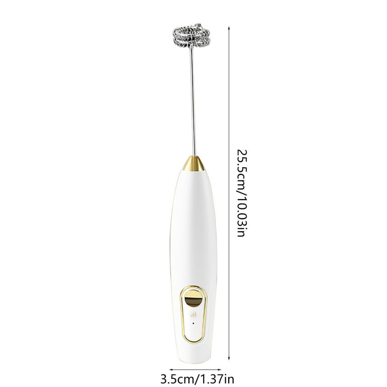Nrmrqz 3 Gear Electric Milk Frother, Mini Coffee Maker Whisk