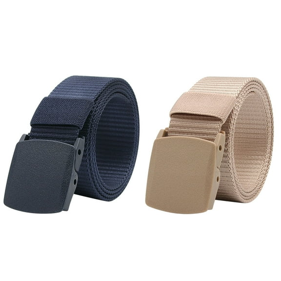 SEWCHICS 2-Pack Adjustable Outdoor Training Waist Belt with Tear-Resistant Canvas Material for Support