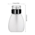 thumbnail image 3 of 250ml Push Down Empty Pump Dispenser Bottle - Refillable Plastic Bottle for Nail Polish, Makeup Remover, Liquid Storage, Leak-Proof, Premium Spring, Travel Friendly, Home Use, 8.8 Makeup Organizers, 3 of 7