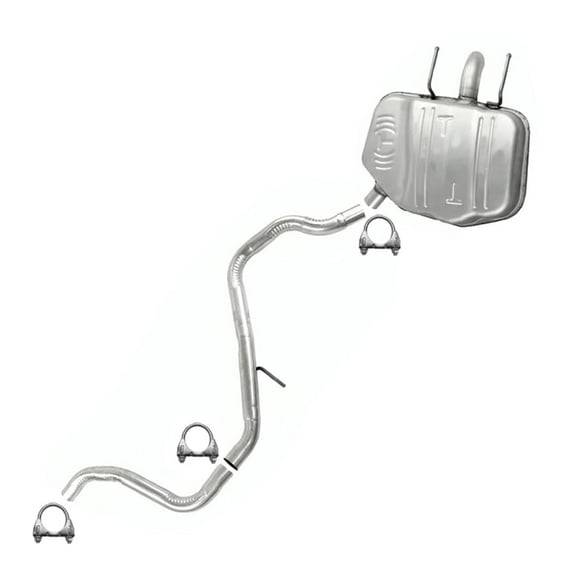 Intermediate pipe and muffler compatible for chevrolet malibu 2013-2015 | c