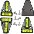 thumbnail image 1 of FrostHike 3Pcs Magnetic RV T Level with Screws Mounted, Screw and Magnetism Dual-function Bubble Spirit Levels, Leveling for RV, Trailers, Camera, Telescope, Tripods, 1 of 4