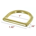 thumbnail image 3 of Craft County Brass D-Ring - 1 Inch (inside) - Comes in Multiple Pack Sizes - DIY Crafting, 3 of 6