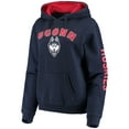 thumbnail image 2 of Women's Colosseum Navy UConn Huskies Loud and Proud Pullover Hoodie, 2 of 3