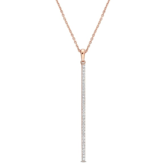 Everly Women's Diamond 14k Rose Gold Necklace