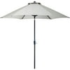 Hanover Lavallette 9 ft. Umbrella | UV and Weather Resistant PVC Canopy | Durable Aluminum Frame | Open/Close Pole Crank, Pivot Feature, Built-In Ties | Gray | LAVALLETTEUMB