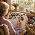 thumbnail image 3 of Hummingbird Garden Cross Stitch Kit, Psalm 46:10 Stamped Embroidery, Christian DIY Craft for Beginners, 8x8 in, 3 of 6