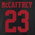 thumbnail image 5 of Men's Christian McCaffrey Black San Francisco 49ers Icon Player Name & Number T-Shirt, 5 of 5