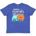 thumbnail image 3 of Inktastic Happy Valentines Day truck hearts Youth T-Shirt, 3 of 5