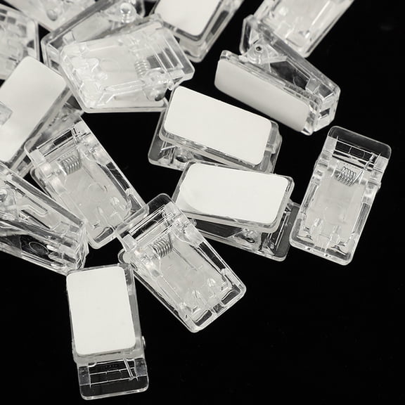 Worgeous Clips for Cards and Wall Hanging, Small Plastic and Iron Clips for Home and Office Use