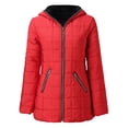 thumbnail image 1 of Femmes Patchwork Veste Légère Manteau à Simple Poitrine Casual Manches Longues Manteau Extérieur Capuche Manteau Confortable Poches Symétriques Cardigan, 1 of 5