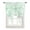 Green, variant on Watercolor Green Floral Tie Up Curtains for Kitchen Bathroom Bedroom Windows 45 Inch Length, Teal Ombre Botanical Summer Balloon Drape Curtains Shade Rod Pocket Drapery Curtain Panel, 34"x45"