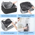 thumbnail image 6 of Studyset Dog Car Seat, Memory Foam Dog Booster Seat for Small Dogs Up to 25lbs-Elevated Pet Car Seat, Belt-Soft Pet Travel Bed for Front & Back Seats, 6 of 8
