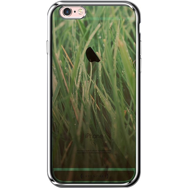 Wet Gr See-Through Design Ultra Slim Case with Crome Finish for iPhone 6/6s – Clear