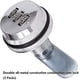 thumbnail image 4 of Combinación de leva - Cerradura de seguridad de aleación de zinc con perno de 2 cm Código Mot Cromo brillante para gabinete de gabinete (3 productos) Plata JAMW Sencillez, 4 of 5