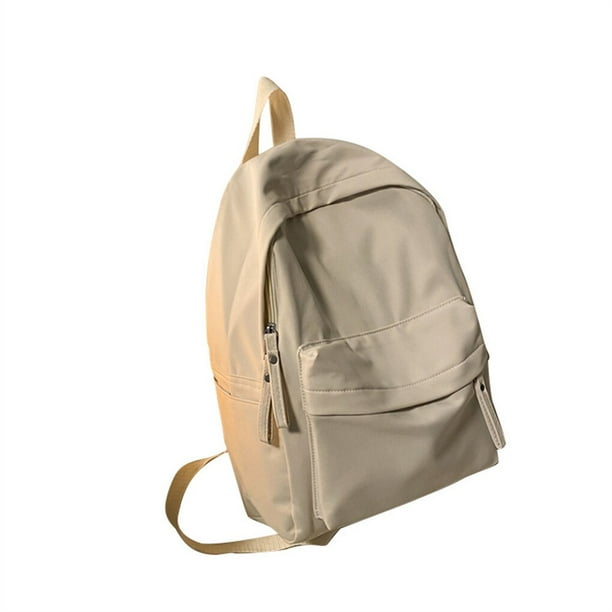 Minnieouse de nailon para tabletas de gran capacidad, bolso de hombro para portátil, de tela con cremallera, accesorios de viaje Mochilas Weiß