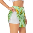 thumbnail image 3 of Lsque Corn 7 Printed Women's Running Shorts with Liner Pockets,Elastic Quick Dry Workout Athletic Gym Yoga Shorts,Womens High Waist Shorts-Large, 3 of 9