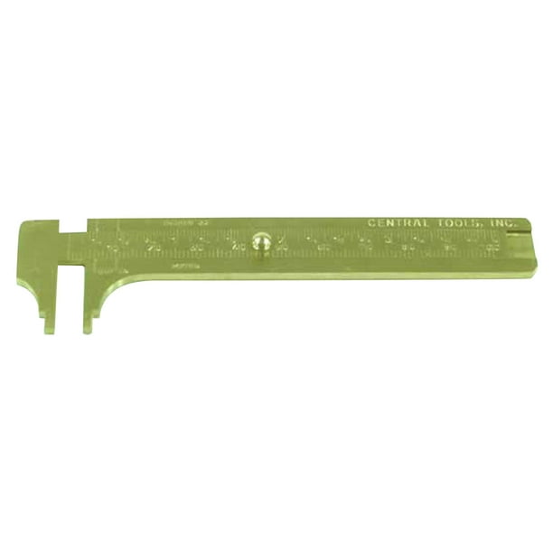 Caliper Brass Slide Rule 0-4