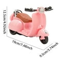 thumbnail image 3 of Modèle de Moto 360 Design de Mouton Mignon pour Enfants et Collectionneurs pour Usage Intérieur Extérieur Conforme aux Normes, 3 of 5
