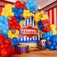 thumbnail image 2 of OZMI Super Circus Carnival Balloon Set with Clown & Lion Balloons - Multicolor Party Decorations for Birthdays, Christmas, New Year, Weddings & Carnivals, 2 of 8